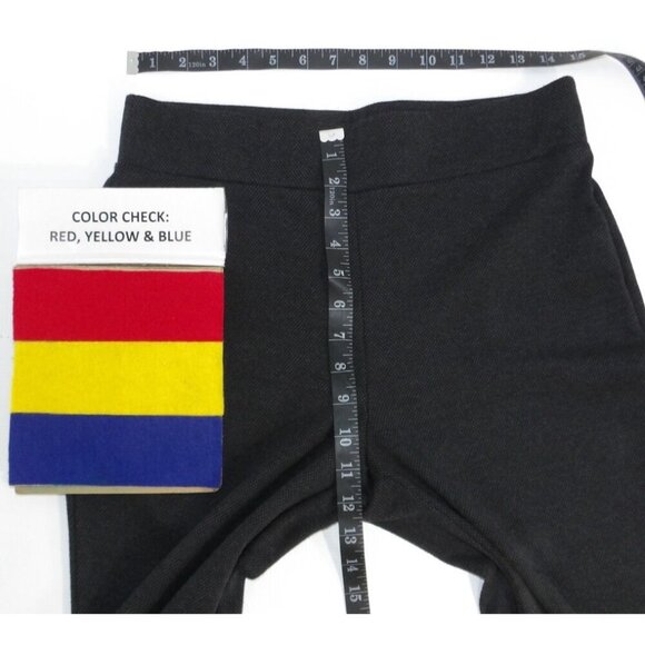 TIME AND TRU dk gray stretch pants high rise pull on inseam 30.5" women's M - Picture 2 of 3